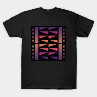 “Dimensional Funk (3)” - V.3 Purple/Orange - (Geometric Art) (Dimensions) - Doc Labs T-Shirt